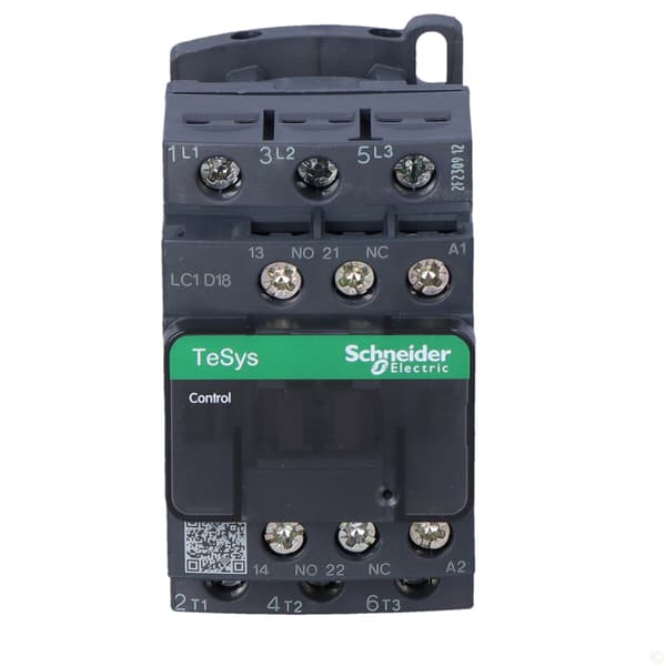 Effektkontaktor TeSys D AC3 18A 3P 1NO 1NC spole 230VAC