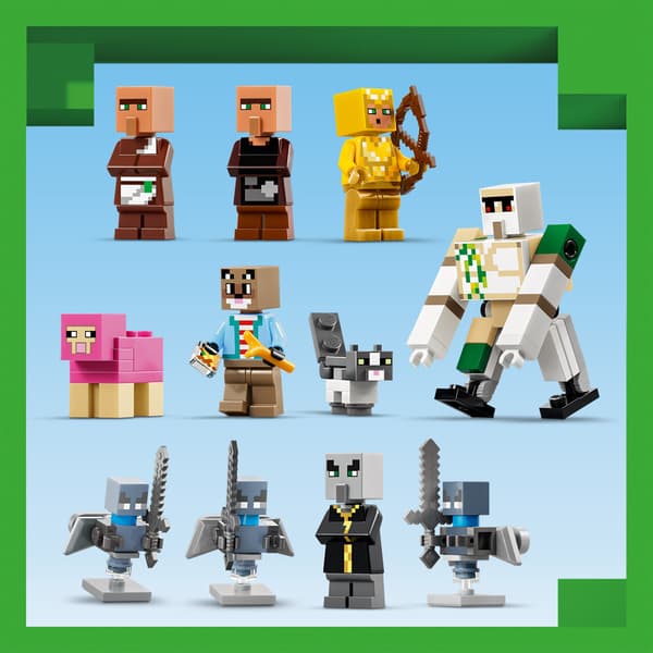 LEGO Minecraft Landsbyraid Sæt 607 dele (21596)