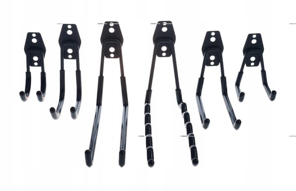 HK09 SORT GARAGECYKELHOLDER MED KABLER