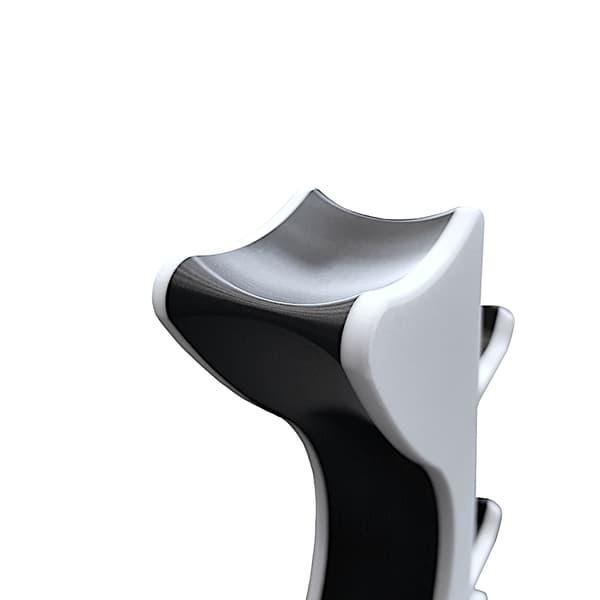 PS V1 Headset Controller Stand Sort og Hvid