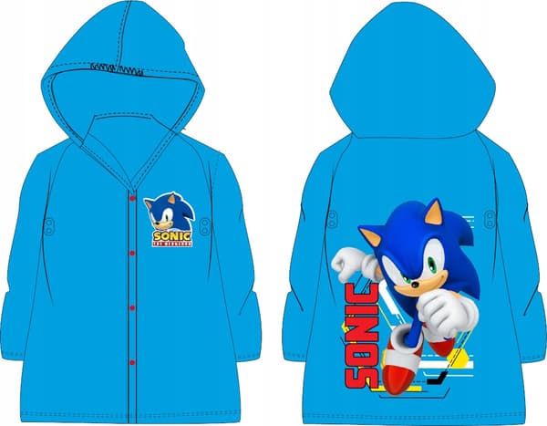 SONIC REGNROCKA BLÅ 104/110 D090j