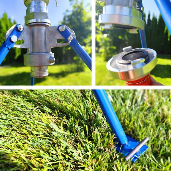 FÄLTSPRINKLERARE 360° STATIV