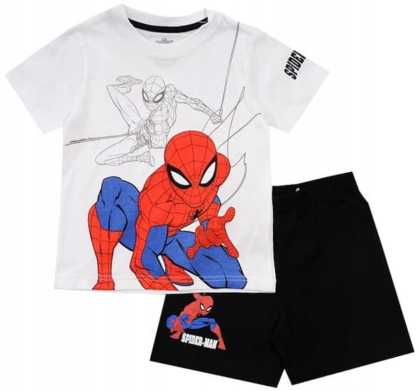 Spider-Man drengepyjamas med kort ærme størrelse 122