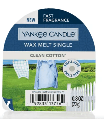 Yankee Candle Clean Bomuldsvoks 22g