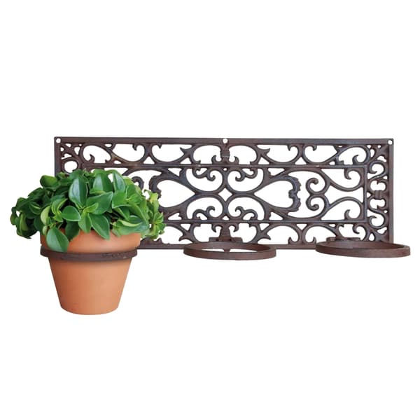 Blomställ i gjutjärn för 3 blommor