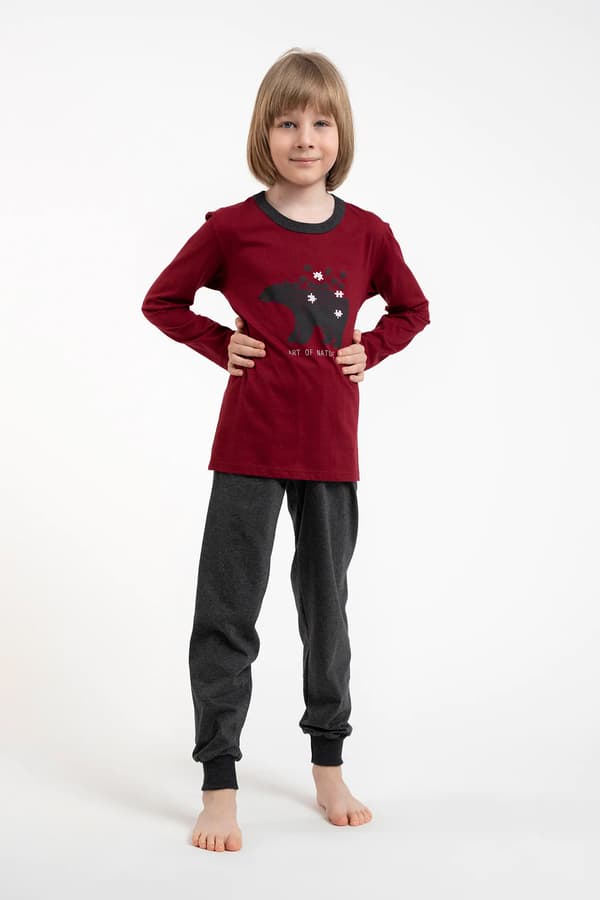 Morten pojkpyjamas långärmad, långbyxor 8 år