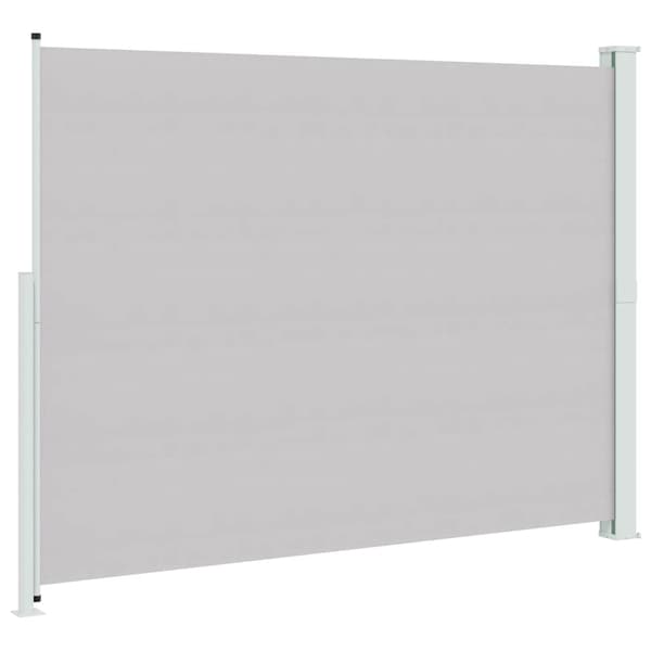 vidaXL Utfällbar sidomarkis för uteplats 220x300 cm grå