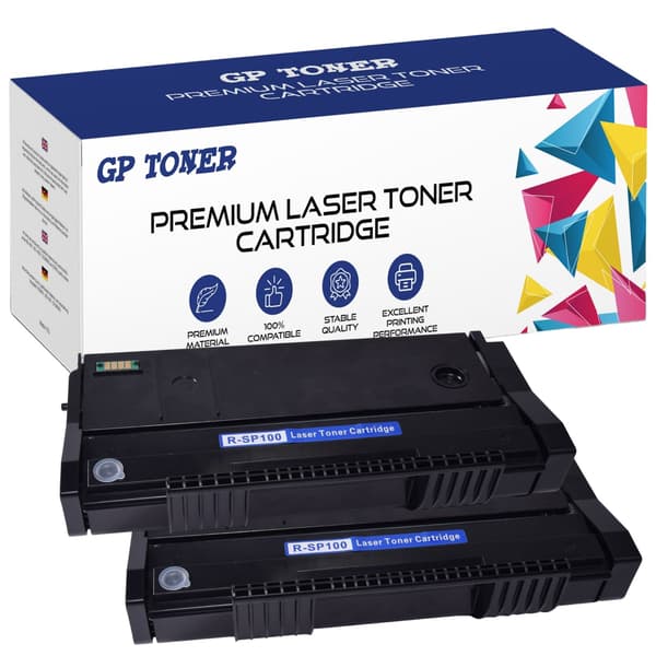 2 tonere til Ricoh GP-R100 x2