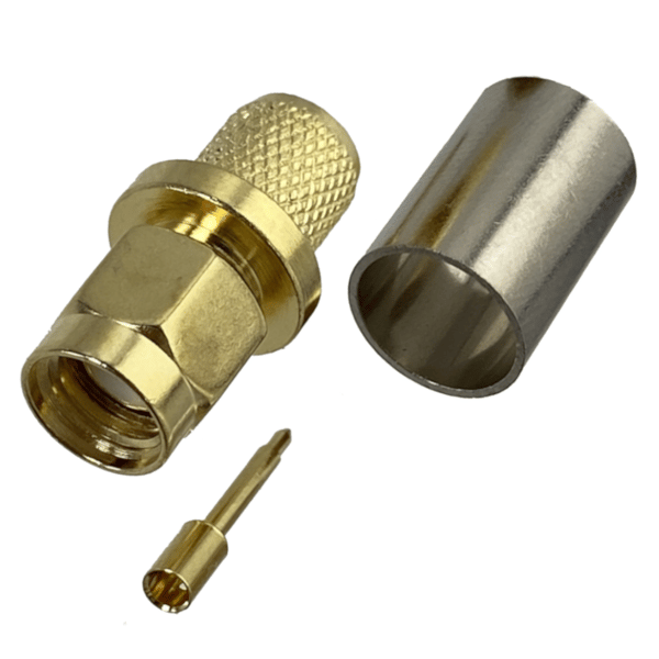 SMA-stik til LMR300-kabel, krympet