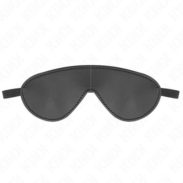 KINK Blindbind Enkel Sort 19,5x7,5 cm Læder Justerbar