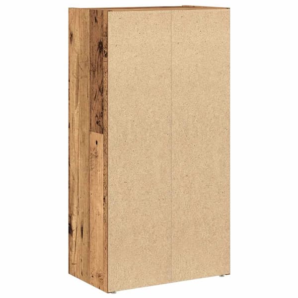 vidaXL bogreol, antik træ, 40x24x77 cm