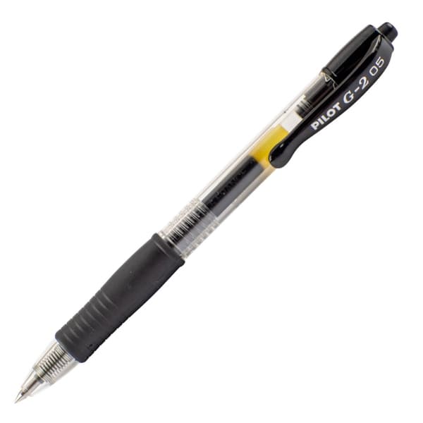 Gelpen. Pilot G2 0,5 automatisk. Sort