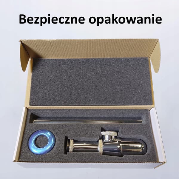 Säädettävä yleispesualtaan sifoni, kromi