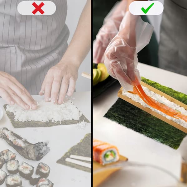 Sushi Maker Sæt Rørbazooka Trærulle som gave