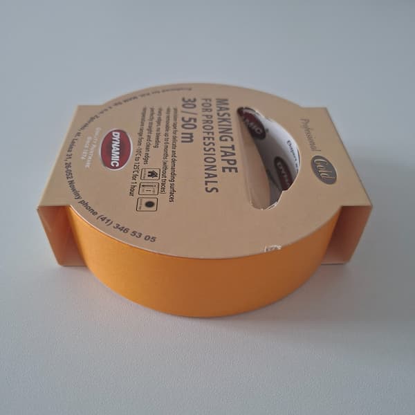 Washi Dynamisk Guld Maskeringstejp Precision 6 Månader 30mm 50m Klippbar