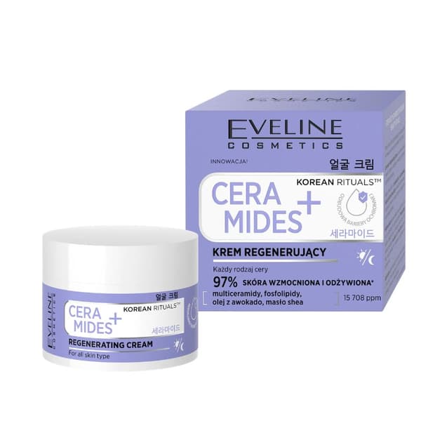 Eveline Korean Rituals Ceramides+ Regenererande Ansiktskräm Dag/Natt 50ml