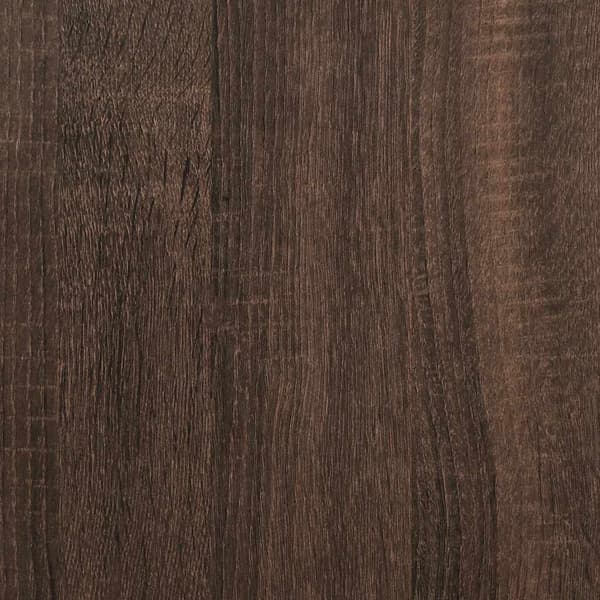 vidaXL sofabord brunt egetræ 100x50x35 cm