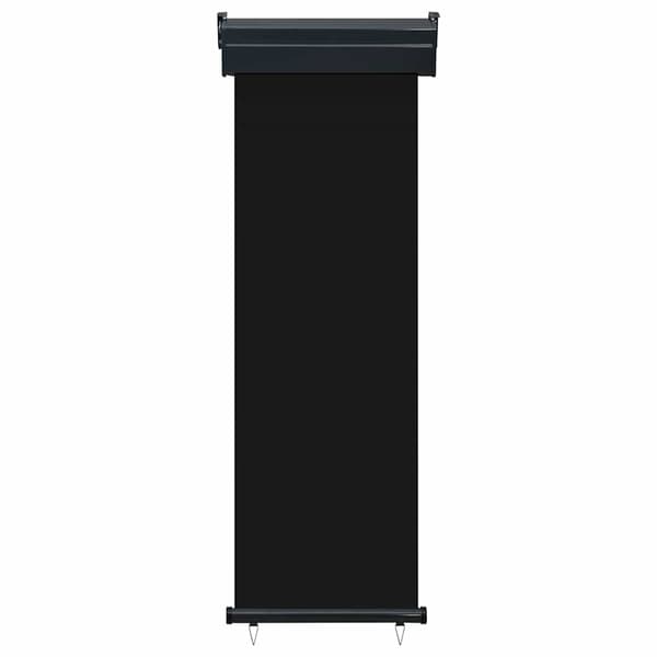 vidaXL sidemarkise til balkon 60 x 250 cm sort