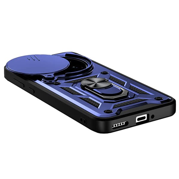 Realme 14 Pro 5G Armor-cover, CamShield Slide, blå