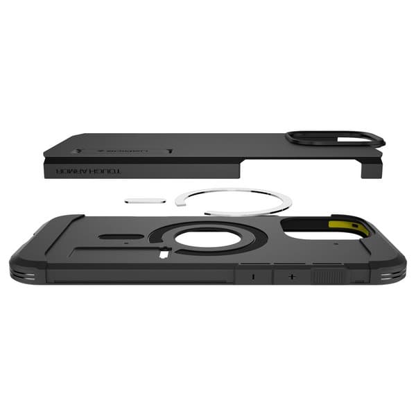 Spigen Tough Armor MagSafe-etui til iPhone 16 Pro, sort