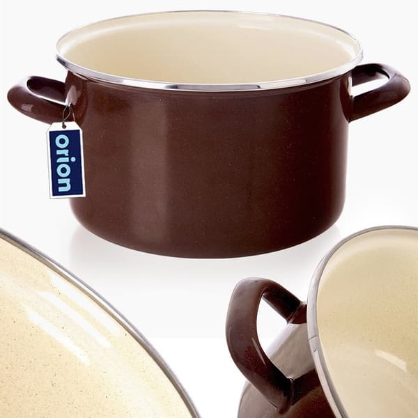 BRUN emaljegryde 20 cm, 3 l