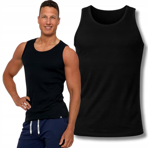 HERRE T-SHIRT 100% BOMULD MORAJ L SORT