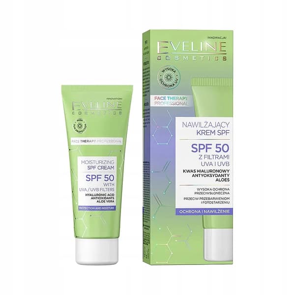 Eveline Face Therapy återfuktande ansiktskräm SPF 50, 30 ml