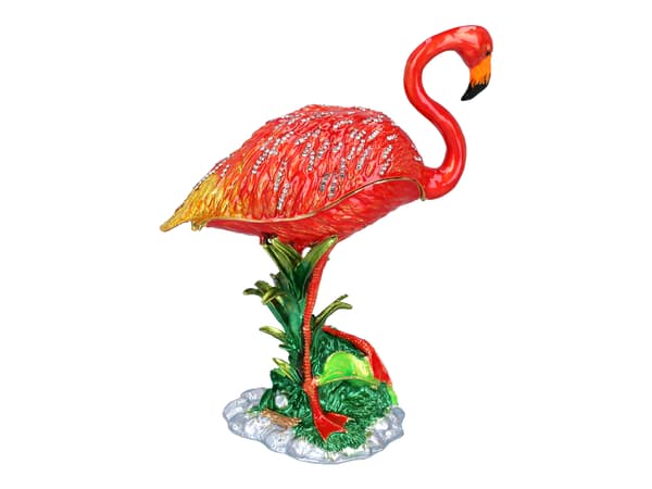 Metalkasse - flamingo