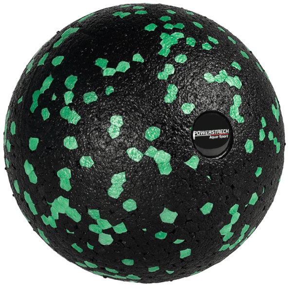 Aqua-Sport Powerstretch EPP 8 cm massagerulle, sortgrøn