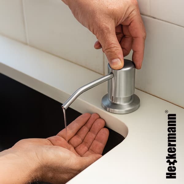 Heckermann Köksvätskedispenser 500ml Silver