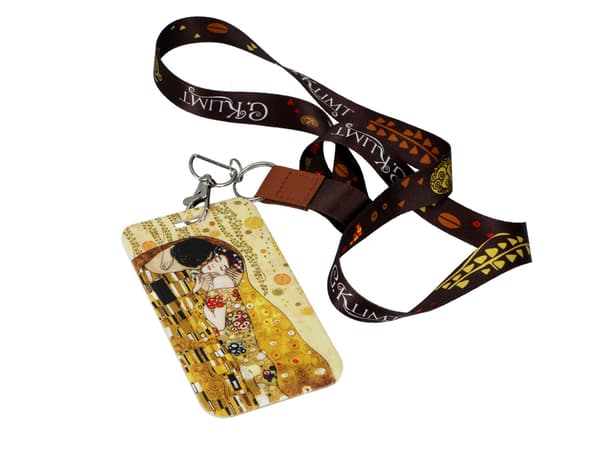 Carmani, kort-/ID-kort-etui - Klimt/Kysset