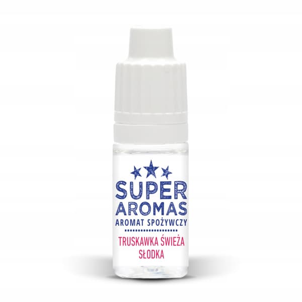 Superaromas Jordbær Frisk Sød Madsmag 10 ml