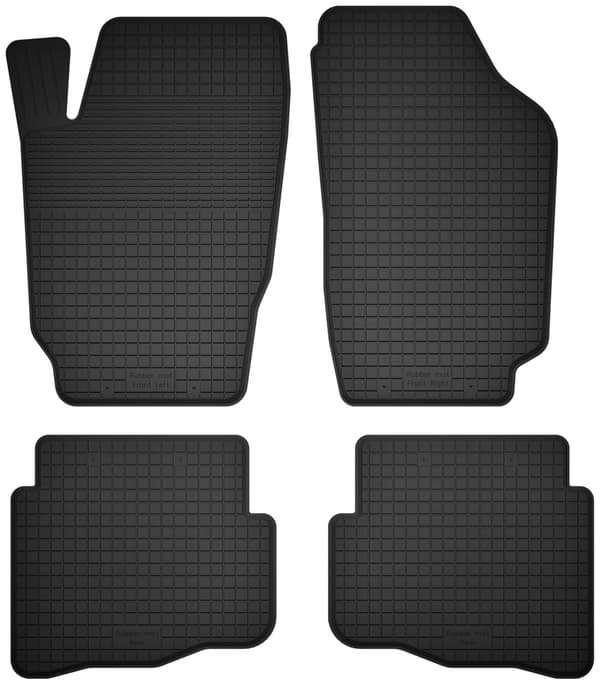 Gummimåtter + stoppere til: Volkswagen Fox hatchback (2005-2011)