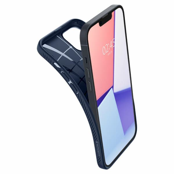 Spigen Liquid Air-etui til iPhone 14 Plus, marineblå