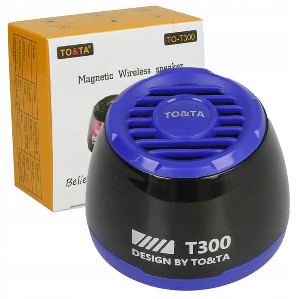 Langaton Bluetooth-kaiutin MP3 microSD LED Magneettinen SININEN N65N