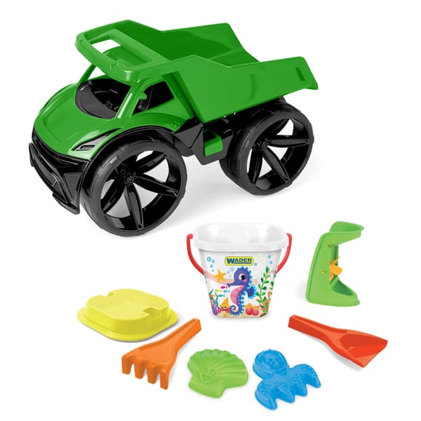 Maximus grøn tipper + sandsæt 7 dele 64012
