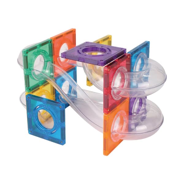 Cleverclixx - Ball Run Compact Pack Intense Magnetic Bricks - 60 kpl.