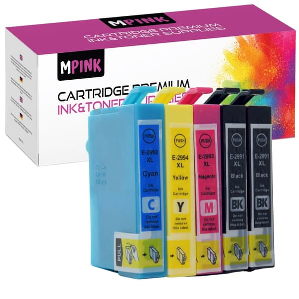 5x blækpatroner til Epson GP-E2996CMYKK