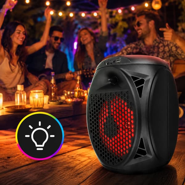 [paczc] Bärbar Bluetooth Karaoke-högtalare med mikrofon N50