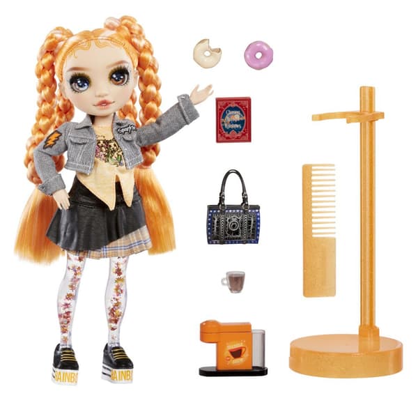 Regnbue High. Sparkle & Shine Modedukker Clementine Orange