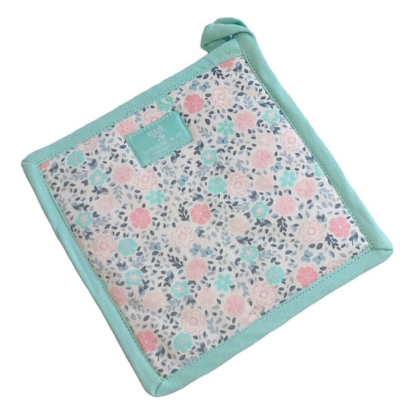 Grydelapper 20x20 2 stk. blomster