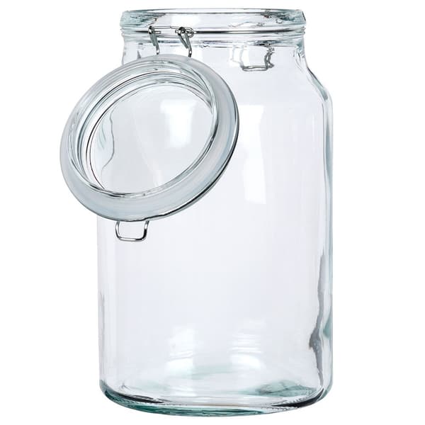 Patentoitu lasipurkki klipsillä 4,2 l