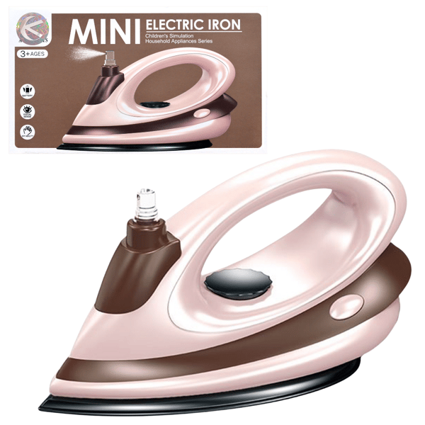 Litet strykjärn med vibrationsfunktion