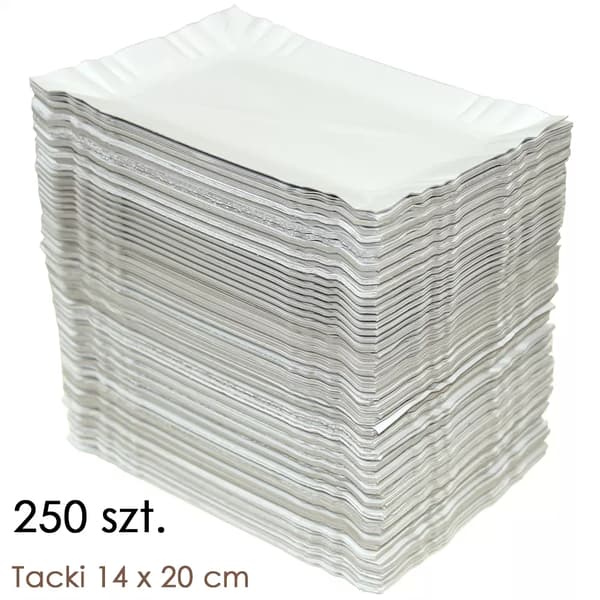 Rektangulær papirgrillbakke 14 x 20 cm 500 stk.