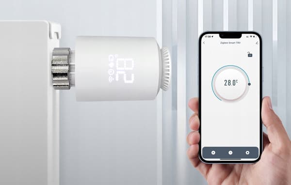 Temperaturregulator Termostathuvud Avatto TRV-ventil ZigBee TUYA