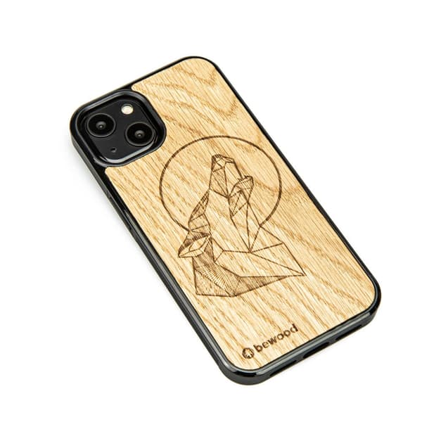 Träskal till iPhone 13 WOLF OAK