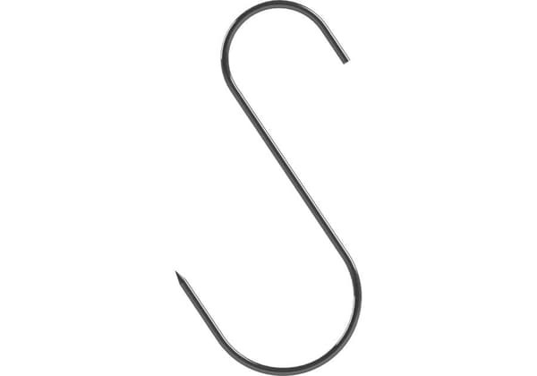 Perinteiset S-muotoiset savustuskoukut