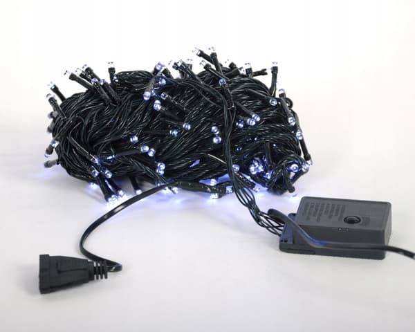 500LED julgransbelysning utomhus, kallvit