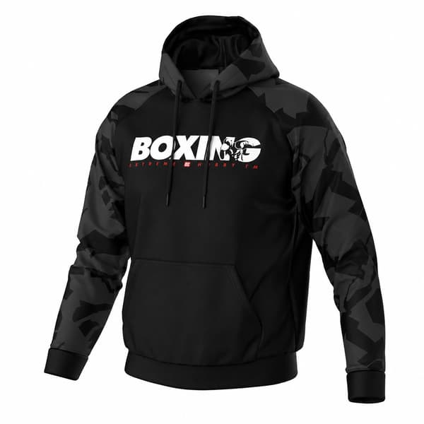 Herre sportssweatshirt BOLD BOXING S SORT