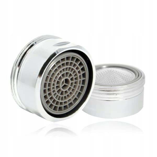 ECO vattensparande kranpumparkapslor 24 mm krom